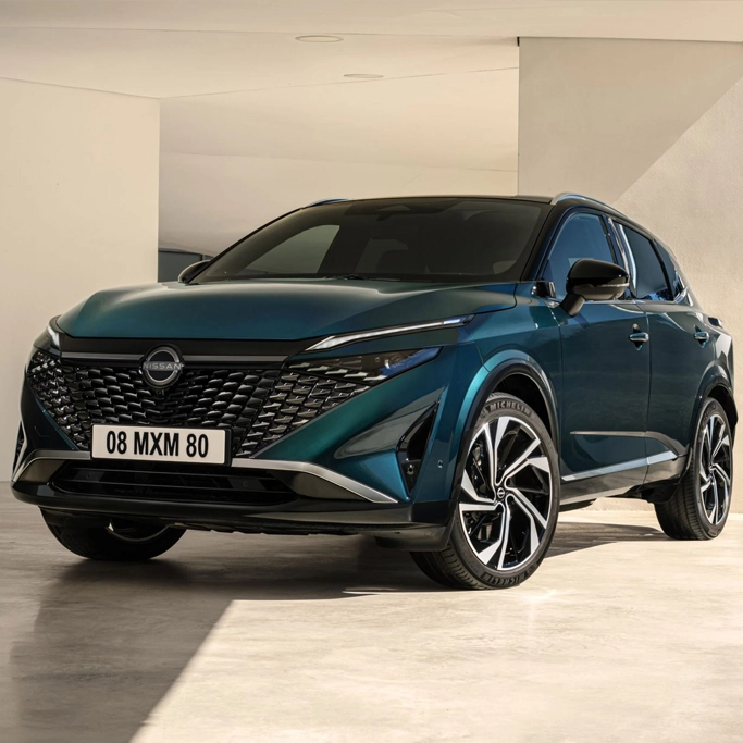 Vue profil du Nissan Qashqai